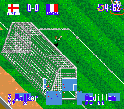 International Superstar Soccer Deluxe (Europe) In game screenshot